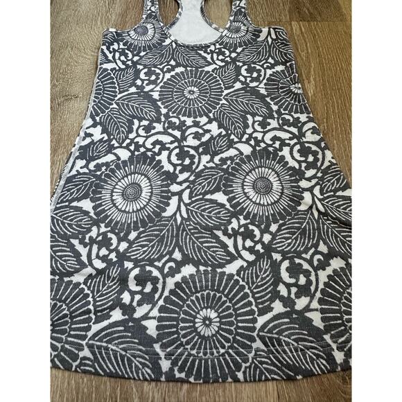 Lululemon|4 Cool Racerback Tank Top|Grey/White|SZ ? S‎ - Picture 2 of 6
